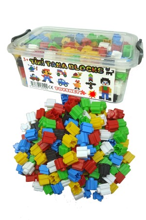 Tiktak Bloklar 200 Parça 6 Renk Eğitici Ve Çıt Çıt Oyuncak Eğitici Tik Tak Bloklar - 1