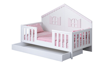 Tilda Pink Twin Montessori Bettgestell - 3