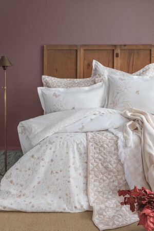 Timeless Prime Set Liberty Linen Doppeldecke und Tagesdecke, 100 % Baumwolle, Bettbezug-Set AP99T20212112 - 1