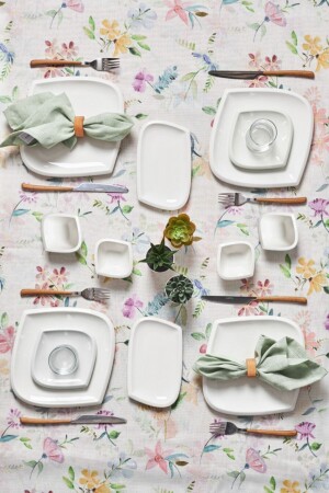 Tiny 26 Parça 6 Kişilik Porselen Kahvaltı-servis Takımı 153.03.08.0761 - Karaca