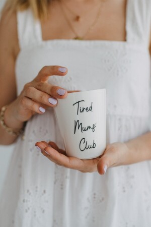 Tired Mums' Club Kulpsuz Porselen Anne Kupası - 300 Cc MUG002-TMC - 1