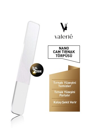 Tırnak Törpüleme Aleti Cam Malzeme Parlatma Manikür & Pedikür - 1