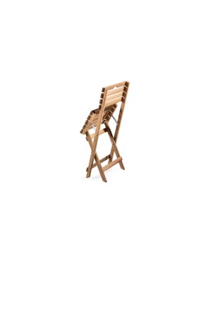 Tisch- und Stuhlset aus Holz (faltbar) mit Kissen, Geschenk 104 - 6
