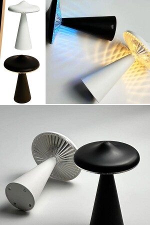 Tischbeleuchtung, einstellbare Helligkeit, pilzförmiger, verstellbarer UFO-förmiger Pilz-Lampenschirm lr30c - 6