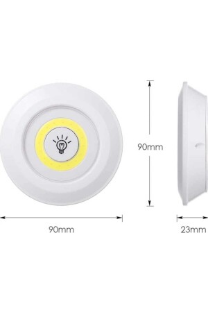 TISCHLEUCHTE KÜCHE UNTER DER THEKE BADEZIMMERSCHRANK IM SCHRANK DRAHTLOS 3-Draht-STEUERUNG UND BATTERIEBETRIEBENES LED-LICHT - 7