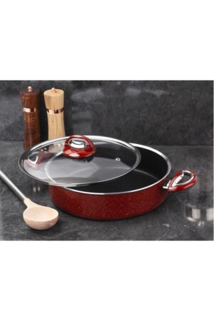 MNZ-Titan Granite Flat Pot 32 سم tac32 - Taç
