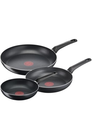 Titanyum 1x Simplecook Difüzyon Tabanlı 3'lü Tava Seti - 20-24-28 Cm - Tefal
