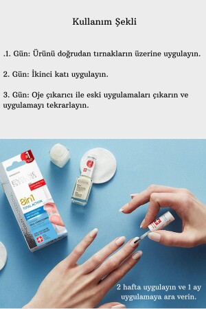 Titanyum-elmas Tırnak Güçlendirici Terapi- Süt Rengi Oje 8in1 - 6