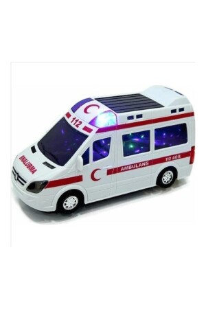 Tk Batteriebetriebenes 3D-Spielzeug-Rettungswagen mit Licht und Sound KOD77333203745 - 1