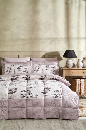 Toile De Jouy Pudra Çift Kişilik Uyku Seti - Özdilek