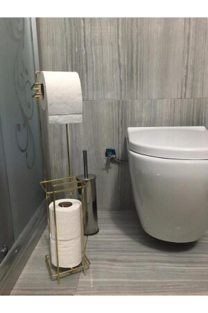 Toilettenpapierhalter, WC-Standfuß, Serviettenhalter, Badezimmerzubehör a581g01 - 1