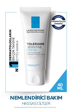 Toleriane Sensitive Cream 40 ml – Beruhigende Feuchtigkeitscreme für trockene und empfindliche Haut 3337875578486 - 3