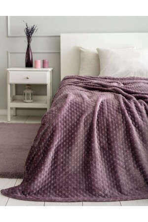 Tomurcuk Decke Single Ash Purple KULMORU - 2