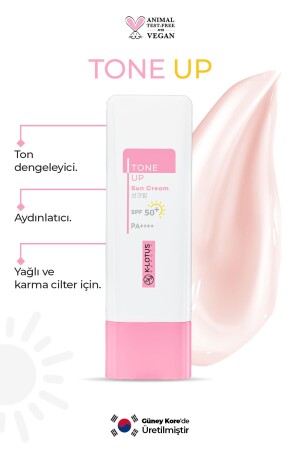 Tone Up Kore Ton Dengeleyici Ve Aydınlatıcı Yüz Güneş Kremi Spf50- Pa-- 50 ml TYCZPRZ30N168704037875092 - 1