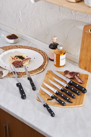 Tong 8 Parça Steak Bıçağı-çatalı 153.03.06.4474 - Karaca