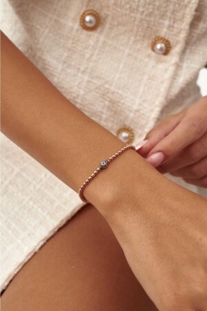 Top Ball Blue Diamond Eye Armband - 1