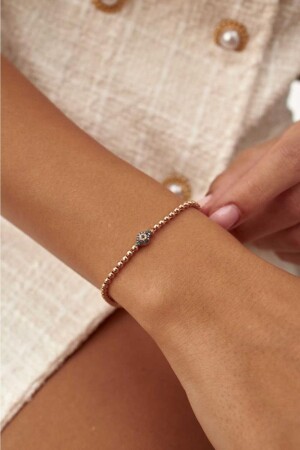 Top Ball Blue Diamond Eye Armband - 3