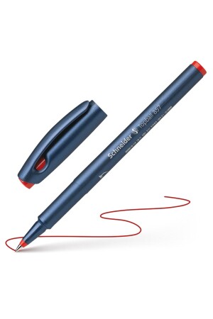 Topball 857 Roller Pen 0.6 Kırmızı - 1