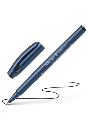 Topball 857 Roller Pen 0.6 Siyah - 1