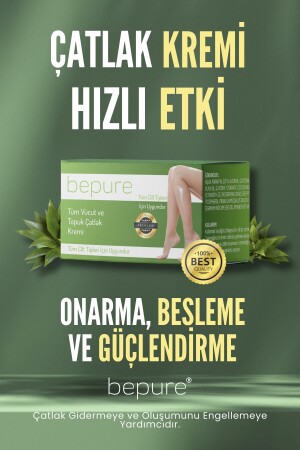 Topuk Çatlak Kremi- Çatlak Oluşumunu Engellemeye Yardımcı- Çatlak Onarıcı Krem 50ml - 2