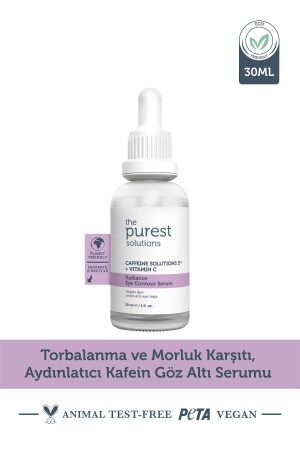 Torbalanma ve Morluk Karşıtı Aydınlatıcı Kafein Göz Altı Serumu 30 ml. (Caffeine 5% - Vitamin C) - 1