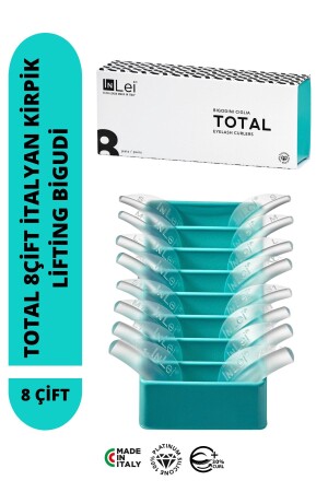 Total Lash Lifting – Laminierung, komplettes Set Silikon-Lockenwickler-Pads, 8 Paar - 1