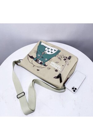 Totoro Special Series Beige Umhängetasche mit zwei Taschen -mingalondon - 4