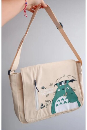 Totoro Special Series Beige Umhängetasche mit zwei Taschen – Stillex - 4