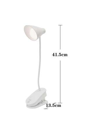 Touch wiederaufladbare Latch-Tischlampe zum Lesen von Büchern und Lernen, Umgebungsbeleuchtung, 20 LEDs, 3 Lichttöne, ECY00176 - 8