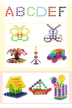 Toy Creative Discs 200-teiliges, mit Stem Training kompatibles, ineinandergreifendes Disc-Lernspielzeugset - 5