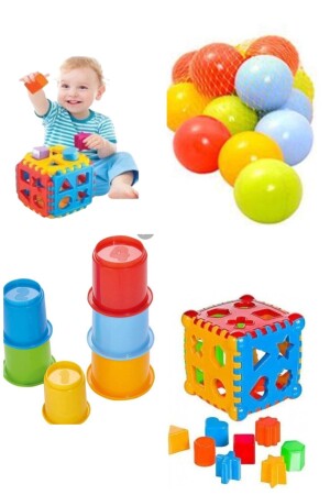 Toy Cute Tower Find and Plug Puzzle Educational Intelligence Development Set sazebltk111 - 1