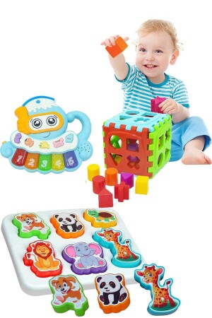 Toy Octopus Storyteller Piano Cheerful Friends Bultak Set - 2