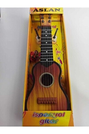 Toys 50 Cm Askılı Telli Oyuncak Gitar ( Poşet Ambalajlı) Gerçek Telli Gitar - 2