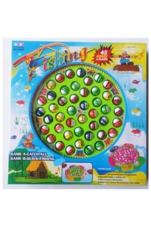 Toys Balık Tutma Oyunu Pilli Sesli Oltalı Büyük Boy - 45 Balık 5 Olta BA.12072 - 8