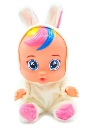 Toys Mavi Beyaz Ve Pembe Renk Ağlayan Ve Konuşan Et Bebek - 2