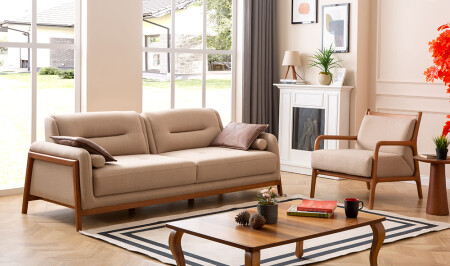 Trabzon Bej Koltuk Takımı - Cadde Yıldız