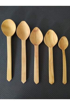 Trabzon Bölgesi El Yapımı Hakiki Şimşir Kaşığı (YAĞ,SU ÇEKMEZ) 5'li Set ncy66988 - ncy