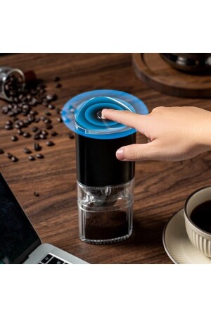 Tragbare elektrische Kaffeemühle Typ C USB-Aufladung Keramik-Schleifkern Home Coffee Beans Kaffeemühle - 1