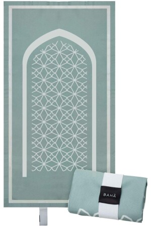 Tragbarer Taschen-Gebetsteppich, Reise-Gebetsteppich – faltbarer Gebetsteppich – perfektes Ramadan-Geschenk, 60 x 110 - 1