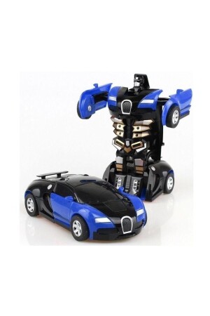 Transformers Robot Çek Bırak Kendiliğinden Robota Dönüşebilen Araba Bugatti KZL2016-5 - 1