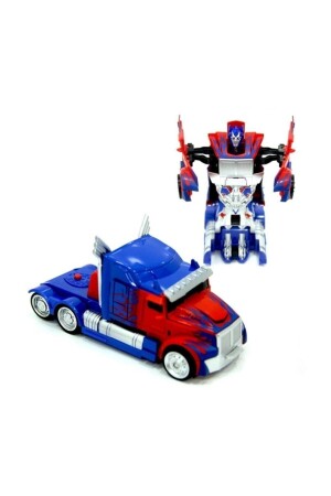 Transformers Tarzı Tıra Dönüşen 14 Cm Optimus Prime Robot - 1