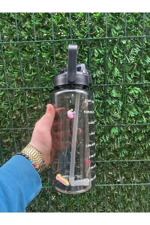 Transparente Motivationswasserflasche 2000 ml Wasserflasche – Bpa-frei SRM741085 - 5