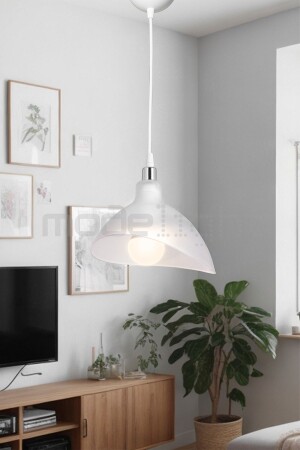 Transparente Pendelleuchte Kronleuchter Schlafzimmer Wohnzimmer Küche Flur Lampe - 1