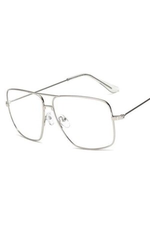 Transparente Reynmen-Sonnenbrille mit silbernem Rahmen PRA-2905109-0966 - 1