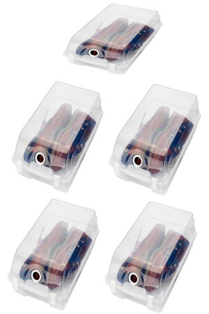 Transparente Schuh-Aufbewahrungsbox, 5er-Pack Aufbewahrungs- und Schutzbox HF822-9681 - 2