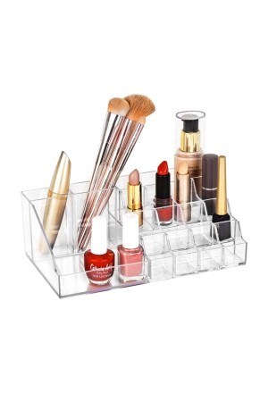 Transparenter Make-up-Organizer, großer Kristall-Make-up-Schreibtisch-Organizer, Kosmetik-Organizer-Box EYIR-2021-KZ110 - 2