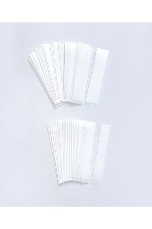 Transparentes doppelseitiges Low-Cut-Klebeband (KRAGEN- UND KLEIDUNGSBAND) 2. 5x7. 5cm - 8