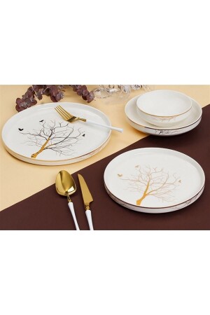 Tree Of Lıfe Bone China Yemek Takımı EKSELANS-320 - 2