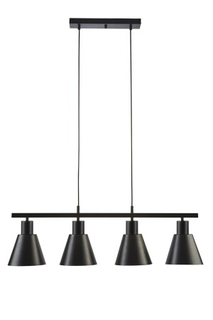 Trend Modern Design Black Color Cafe – Esstischplatte – Wohnzimmer – Küche 4-teiliger Kronleuchter - 1