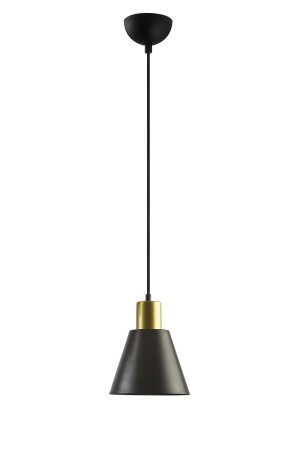 Trend Modern Design Cafe - Kitchen Einzel-Kronleuchter in Schwarz und Goldfarbe LA155523000013 - 1